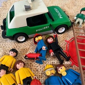 Playmobile Vintage Police and Firefighters Sets